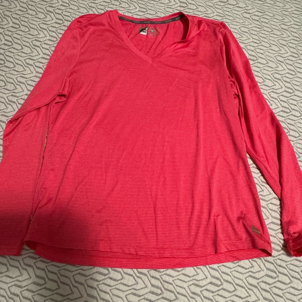 RBX X-Dri Pink Long Sleeve Athletic Tee